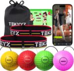 TEKXYZ® Reflex Ball Family Pack with Counter App | Online Community for Boxing Ball, Ideal for Coordination, Punching, Stress Relief, Home Workouts & Fitness | Stocking Stuffer Gift for All Ages - Image 2