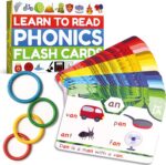THE BAMBINO TREE Phonics Flash Cards - Learn to Read in 20 Phonic Stages - Education for Kids Ages 4-8 Kindergarten 1st 2nd Grade - Image 2