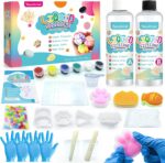 Taba Squishy Kit - 18OZ Rubber Squishys Kit with Guided, Make Your Own Squishies Kit - FuFu Squishy Kit with Mold, Flocking Powder - Stress Relief Entertainment - Image 2