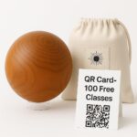 Tai Chi Wooden Ball for Seniors & Beginners – Tai Chi for Seniors Video Access Via Qr, Gentle, Equipment for Balance & Mobility, Workout Ball Mindfulness Training Tool - Image 2