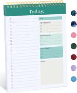 Taja To Do List Notepad - To Do List Notebook for Work with 52 Sheets, Undated Daily Planner Perfect for Daily Tasks and Goal Setting, Notepad Suitable for Office, Home & School - Greenery Sway - Image 2