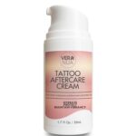 Tattoo Aftercare Cream for Women – With Rose Water, Shea Butter, Vitamin E & Jojoba Oil – Soothes, Protects and Brightens Healed Ink, Non-Greasy Moisturizer, Citrus Floral Scent (50ml) - Image 2