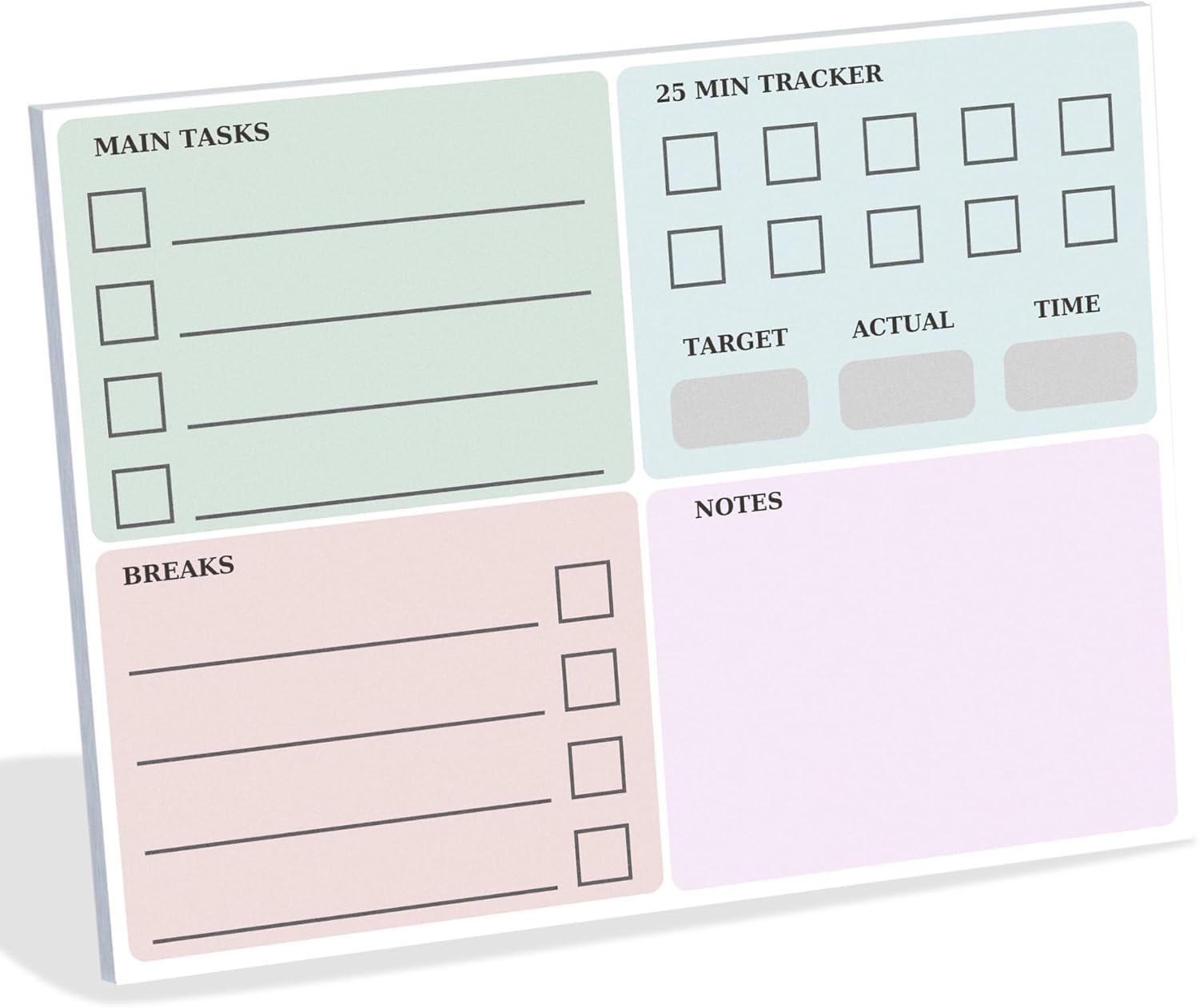 The Pomodoro Technique Planner Sticky to Do List | Addition to Pomodoro Timer | 8"x6" Productivity Goal Planning Notepad | Organization Products for Work and Study Journal - Image 2