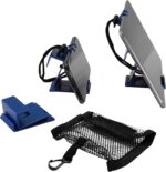 The SkyClip+ Phone & Tablet Holder for Air Travel, Home and Office Use - Inflight Phone Mount & Stand Compatible with iPhone, Android, Kindle and Tablets - Ultimate Travel Accessory (Blue) - Image 2