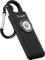 Thopeb–The Original Personal Safety Alarm for Women Self Defense – Elders & Kids Self Defense Keychain Siren – 135dB Loud Siren Bird Sound – Cute Key Chains Protection (Charcoal) - Image 2