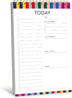 To Do List Notepad, Daily Planner Notebook with 52 Tear-off Sheets, Undated Writing Organizer for Daily Tasks and Goal, Coiled Task Track Checklist Productivity Pad for Office, Classroom, Home, School - Image 2