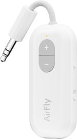 Twelve South AirFly SE | Bluetooth Wireless Audio Transmitter Adapter for AirPods/Headphones, 20+ Hr Battery, Works with 3.5mm aux Jacks on Airplanes, TVs, Gym Equipment, and Travel - Image 2