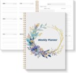 Undated Weekly Planner, Weekly To Do List Notebook with Goal & Habit Tracker Organizer, A5 5.8" x 8.0" Weekly Planner Notebook with Spiral Binding for Men or Women - Image 2