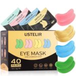 Under Eye Patches, 40 Pairs Eye Mask for Dark Circles, Puffy Eyes, Undereye Bags,Wrinkles,Eye Mask Patches with 24K Gold, Hyaluronic Acid,Rose & Aloe Vera, Eye Treatment Skin Care for Men & Women Gift - Image 2