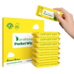 Unscented Travel Wet Wipes, 99% Purified Water Mini Wipes for Sensitive Skin, Hypoallergenic & Plastic-Free Pocket Wipes, 48 Count (8 Packs of 6) - Image 2