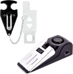 Upgraded Portable Door Lock & Door Stop Alarm, TOWODE Dual Protection Security Door Kit, Portable Door Lock for Travel Essential, for Traveling Hotel Home Apartment College House - Image 2