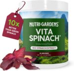 Vita Spinach Powder -Red Spinach Extract Nitric Oxide Booster -Supports Blood Pressure & Flow, Energy, Endurance, Pre Workout Performance Boost -Natural Superfood Supplement (30 Servings) - Image 2