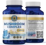 Vykee Nutrition Mushroom Blend – Reishi, Lion’s Mane & Cordyceps | Supports Brain Health, Immune Function & Energy | Ideal for Mental Clarity, Endurance & Vitality | 120 Capsules - Image 2
