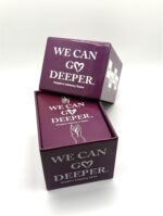 WE CAN GO Deeper: Couple's Intimacy Game- 150 Conversation Cards Conversation Cards for Adults Dating, Relationships, Intention, Ages 18+, 2+ Players, 1hr+ Playing Time - Image 2