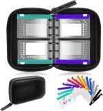 Water-Proof Pill Pouch Set, BPA Free, A7-S Pill Loose-Leaf Storage with Color-Coded Medicine Pouches, Large Reusable Travel Medicine Organizer， Zippered Pill Organizers Weekly - Image 2