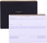 Weekly Desk Planner Monday Start - Dashboard Desk Pad Ideal for Project Manager, Business Owner, Freelancer, and Multitaskers to Achieve Goals - Spiral Productivity Journal - Image 2