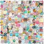 Y-times 300PCS Mental Health Awareness Stickers, Multicolor Vinyl Waterproof for Water Bottle Laptop, Modern Contemporary Style, Stickers - Image 2