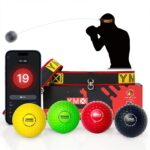 YMX BOXING® Ultimate Reflex Ball Set with Counter App - 4 React Reflex Ball Plus 2 Adjustable Headband, Great for Reflex, Timing, Accuracy, Focus & Coordination Training for Boxing, MMA and Krav Mega - Image 2
