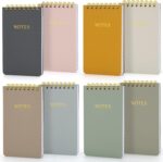 ZICOTO Aesthetic Pocket Notebooks Set Of 8 - Small 3x5 Spiral Notepads With Lined Pages For Women - The Perfect Little Mini Pads to Stay Organized and Boost Productivity at Work or School - Image 2