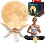 Zen Moon Lamp - Visual Meditation Light for Relaxation and Mindfulness - Guided Breathing Night Light - Spiritual Christams Gifts for Women, Mom, Best Friend 2025 - Unique Decor for Bedroom (5.5 inch) - Image 2