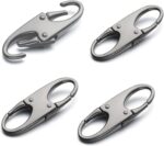 Zpsolution Double Small Carabiner Clips - Zipper Clip Theft Deterrent - Securing Pulls Closed - Zipper Pull Replacement - Image 2