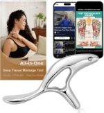 lifechill Trigger Point Massage Tool for Deep Tissue Massage & Gua Sha, Muscle Scraper Tool for Full Body Pain Relief, Thumb Saver Acupressure Tool, FSA HSA Eligible - Image 2