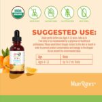 MaryRuth Organics USDA Kids Vitamin C Drops | Vegan Immune Support Supplement for Ages 4-13 | Immune Support & Overall Health | Vitamin C from Organic Acerola Fruit Extract | 2oz - Image 4