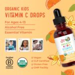 MaryRuth Organics USDA Kids Vitamin C Drops | Vegan Immune Support Supplement for Ages 4-13 | Immune Support & Overall Health | Vitamin C from Organic Acerola Fruit Extract | 2oz - Image 9