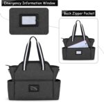 CURMIO Home Health Nurse Bag, Portable Medical Supplies Tote for Home Visits, Clinical Study, Health Care - Image 5