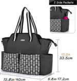 CURMIO Home Health Nurse Bag, Portable Medical Supplies Tote for Home Visits, Clinical Study, Health Care - Image 7