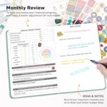 WEMATE Budget Planner 2026 - Monthly Budget Book with Expense Tracker Notebook, 12 Month Undated Bill Organizer & Financial Planner, Account Book to Take Control of Your Finances, A5 (Green) - Image 6