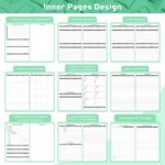 WEMATE Budget Planner 2026 - Monthly Budget Book with Expense Tracker Notebook, 12 Month Undated Bill Organizer & Financial Planner, Account Book to Take Control of Your Finances, A5 (Green) - Image 7