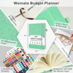 WEMATE Budget Planner 2026 - Monthly Budget Book with Expense Tracker Notebook, 12 Month Undated Bill Organizer & Financial Planner, Account Book to Take Control of Your Finances, A5 (Green) - Image 8