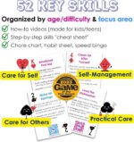 Mind Brain Emotion 52 Essential Life Skills: No-Excuses Game to Teach Kids, Teens & Adults How to Care for Self & Chores, Practical Solution for Responsible Boys, Confident Girls, Happy Family - Image 5