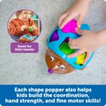 Learning Resources Spike the Fine Motor Hedgehog Poppin' Shapes Sorter, Educational Baby & Toddler Toys, Fine motor, Montessori Must Haves - Image 4