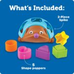 Learning Resources Spike the Fine Motor Hedgehog Poppin' Shapes Sorter, Educational Baby & Toddler Toys, Fine motor, Montessori Must Haves - Image 7