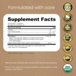 NaturaLife Labs Organic Ashwagandha 2100 mg per Serving – Root Powder & Extract – 100 Capsules – Vegan, Non-GMO, Gluten-Free - Image 3