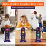 Special Supplies Stoplight Audio Visual Timer for Kids with Lights and Stopwatch Timer - Home and Classroom Timer for Time Management and Routines - Ages 3+ - Image 3