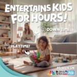 BUNMO Stocking Stuffers for Kids - Pop Tubes - Sensory Toys - Toddler Toys - Imaginative Play & Stimulating Creative Learning - Stocking Stuffers for Toddlers - 8 Pack Small - Image 4