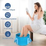 Ionic Detox Foot Bath SPA Machine, Ionic Cleanse Detox Foot Bath Spa Machine with Blue Bucket for Health Care Personal Home Travel - Image 5