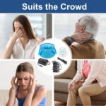 Ionic Detox Foot Bath SPA Machine, Ionic Cleanse Detox Foot Bath Spa Machine with Blue Bucket for Health Care Personal Home Travel - Image 7