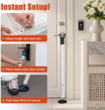 Door Security Bar for Home & Travel - 21-52" Adjustable Heavy Duty Anti-Burglar Door Stopper Stick,Anti-Slip Base for Front, Patio, Sliding Window,Hotel,Apartment - Women,Travelers Essentials - Image 7