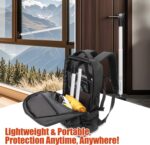 Door Security Bar for Home & Travel - 21-52" Adjustable Heavy Duty Anti-Burglar Door Stopper Stick,Anti-Slip Base for Front, Patio, Sliding Window,Hotel,Apartment - Women,Travelers Essentials - Image 9