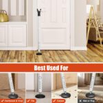 Door Security Bar for Home & Travel - 21-52" Adjustable Heavy Duty Anti-Burglar Door Stopper Stick,Anti-Slip Base for Front, Patio, Sliding Window,Hotel,Apartment - Women,Travelers Essentials - Image 10