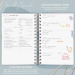 PLANBERRY Weekly Planner Premium – Undated Life Organizer & Budget Planner – Time Management, Goal Setting, To-Do List, Work-Life Balance & Habit Tracker – 6.9″ x 8.5″ (Ocean Depths) - Image 5