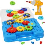 Gears Toys for Kids Ages 4-8, STEM Educational Construction Toys, Building Toy Set for Boys and Girls, Engineering Building Blocks Creative Learning Toy Set - Image 5