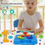 Gears Toys for Kids Ages 4-8, STEM Educational Construction Toys, Building Toy Set for Boys and Girls, Engineering Building Blocks Creative Learning Toy Set - Image 6