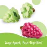 Learning Resources Snap-n-learn Fruit Shapers,Fine Motor Toy for Toddlers,Easter Toys for Kids, Ages 2+ - Image 4