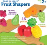 Learning Resources Snap-n-learn Fruit Shapers,Fine Motor Toy for Toddlers,Easter Toys for Kids, Ages 2+ - Image 7