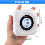Carbon Monoxide Detector Plug in with Temperature & Humidity, 3-in-1 Portable CO Detector for Travel, Hotel, Home and RV Safety, Carbon Monoxide Alarm with Real-Time CO Monitor Display - Image 6